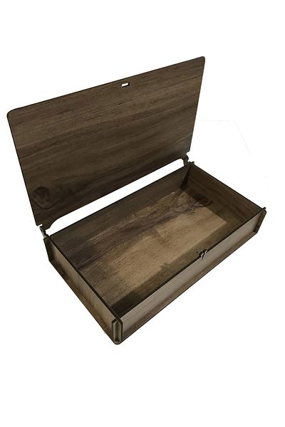 aladepo Wooden Decorative Organizer Gift Box Jewelry Makeup Box (No Compartment)