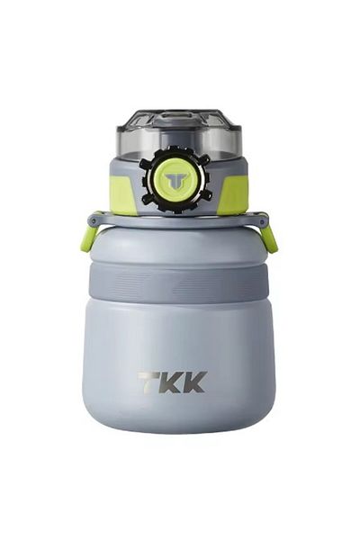 Vagonlife TKK 600ml Stainless Steel Thermos Flask - With Strap Use Without Straw (Vision)