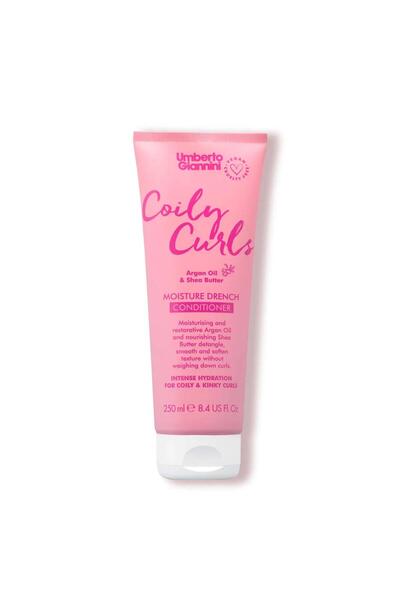 Umberto Giannini بلسم نباتي مرطب مكثف خالي من الكبريتات من كويلي كيرلز 250 مل