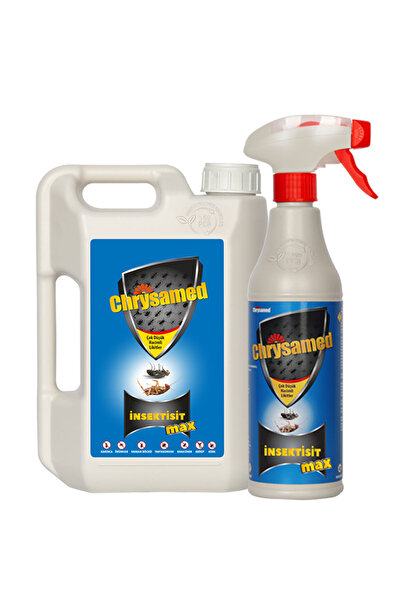 Chrysamed Insektisit Max Tahtakurusu Karınca Akrep Kene Örümcek Hamamböceği Karasinek 2 Lt Ve 500 ml Böcek