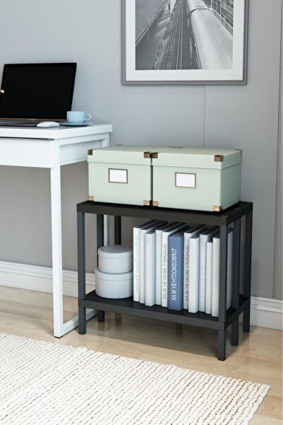 Armarks 2 Raflı Plastik Kitaplık, 2 Raflı Dekoratif Kitaplık, 2 Katlı Plastik...