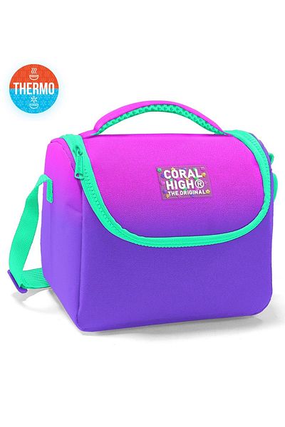 Coral High 23762 Rucsac de școală model - Set de culori roz și violet