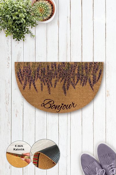 Popcorn Kids Bonjour - Half Moon Floor Mat
