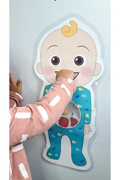 Aydede Oyunevi Keçeden Bebek Yedirme Eğitici Oyuncak | 1-4 Yaş Çocuklar Için ...