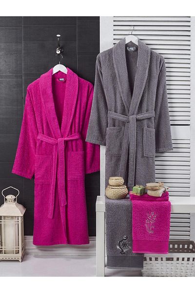 mercan rose Premium Extra Soft Σετ μπουρνούζι 4 τεμαχίων