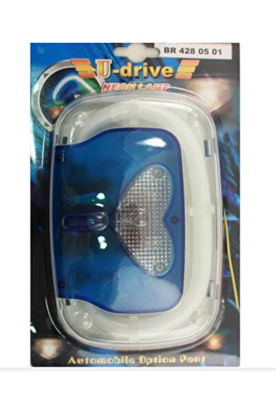 Carub TAVAN LAMBASI 12V NEON ANAHTARLI KARE BEYAZ