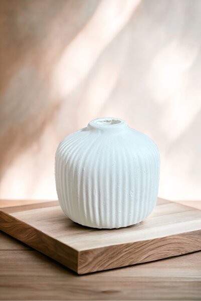 BAYRAMPASAHOBİM Ham Taş Dekor Vazo Mars