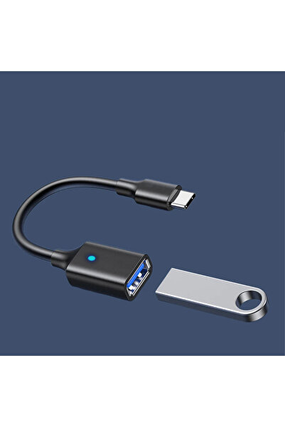 EXENAR Type-C USB 3.0 Çevirici Kablo OTG 5 Gbps Hızlı Veri Aktarıcı Type C Dö...