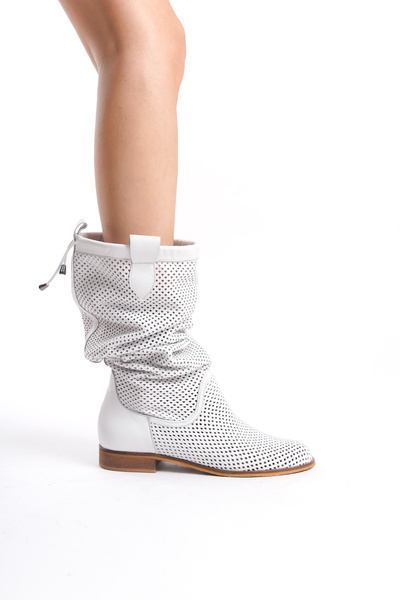 Elile Shoes Hakiki Deri 34-35-41-42-43-44 Numara Kadın Yazlık Çizme