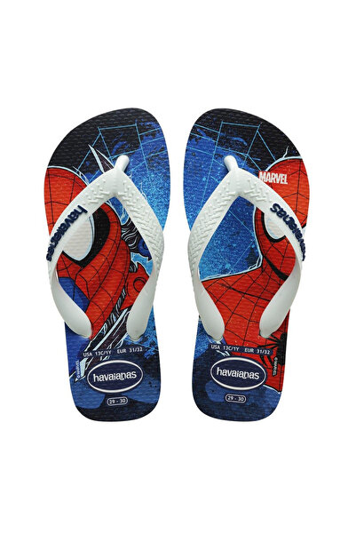 Havaianas Mavi - Kırmızı - Beyaz Erkek Çocuk Plaj Terliği KIDS TOP MARVEL II