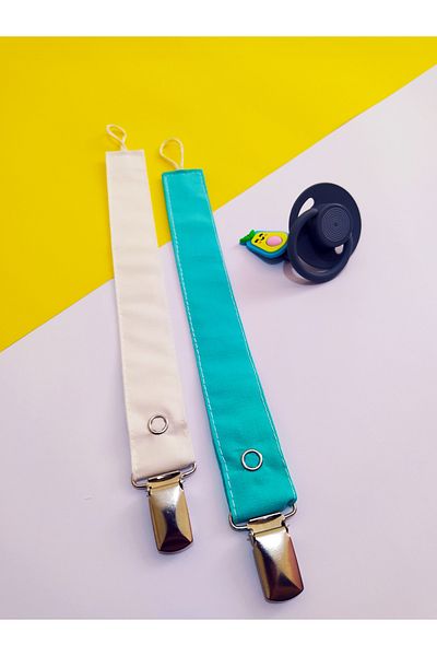 mugaSA Pacifier Strap Pacifier Chain Set of 2