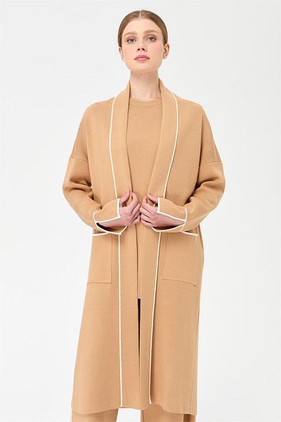 Esswaap Triple Knitwear Trousers Set Mink