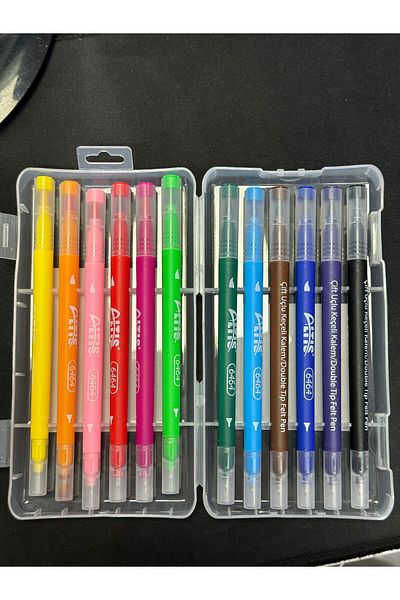 ALTIS Double Ended 12 Color Felt Pencil Set - 6464 / Six