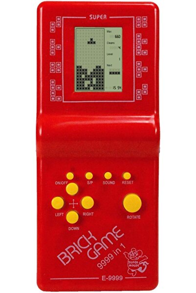 POPKONSOL Tetris Kutulu Nostaljik Atari Oyunu Pilli Oyuncak