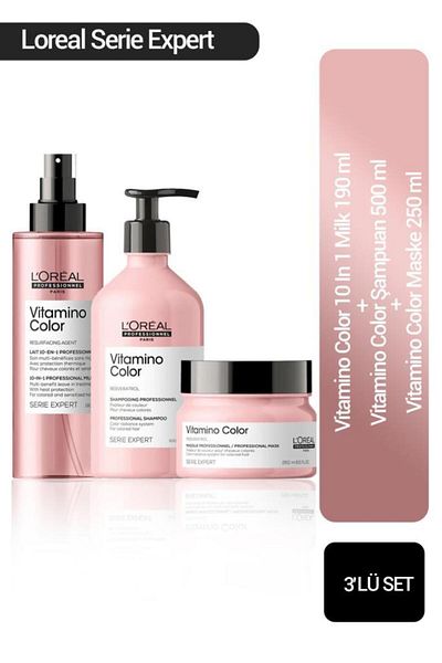 L'oreal Professionnel Loreal Serie Expert - Vitamino Color Hair Care Set