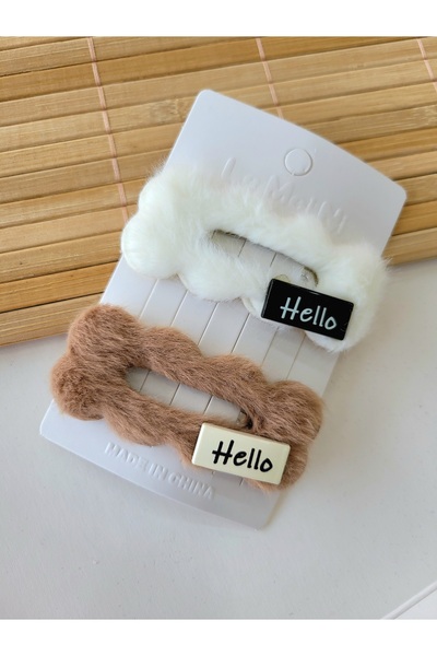 GÜLPEŞE 2 قطعة مشبك سياج من القطيفة KEKA-34547