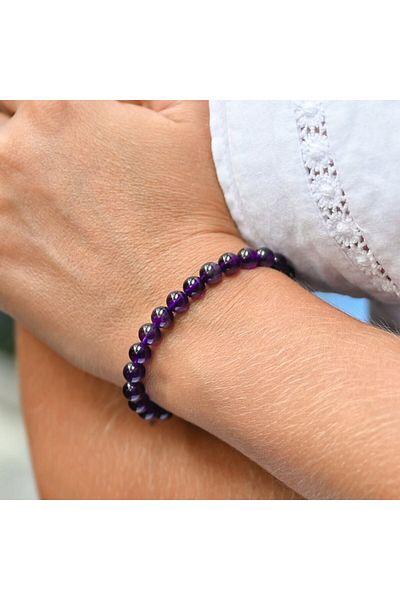 Padore Accessory الجمشت يحول الطاقات السلبية إلى إيجابية: سوار من الحجر الطبيعي للجنسين