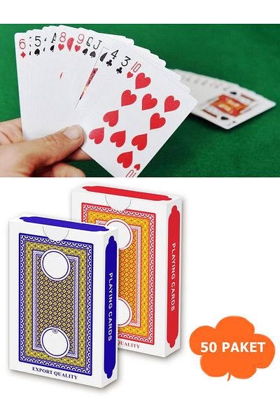 Boldy 50 Pack Classic Playing Cards - Playing Cards - Poker Cards - Playing Cards - Classic Game