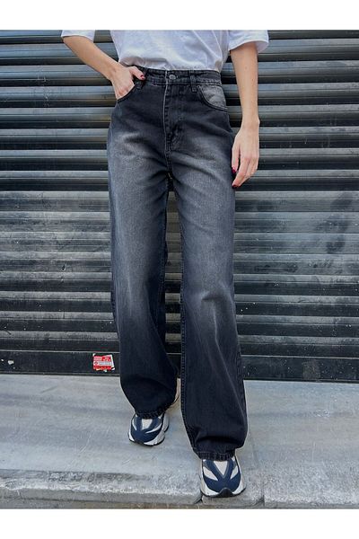 DENİKK Παντελόνι Trend Unisex BAGGY Loose Cut JEAN Palazzo