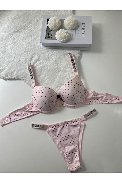 MAVEA Σετ σουτιέν Micro Polka Dot με πέτρα