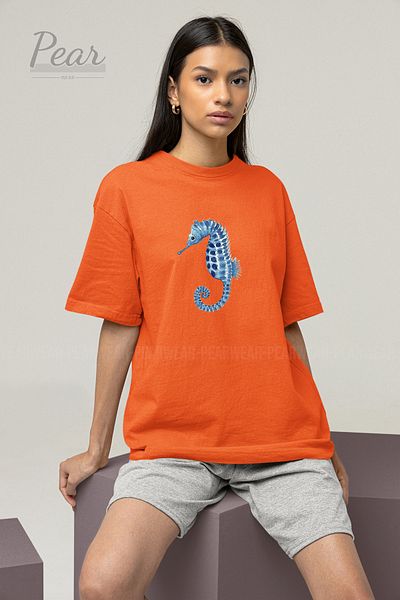 Pear Wear Μπλουζάκι Unisex Denizati Printed Oversize