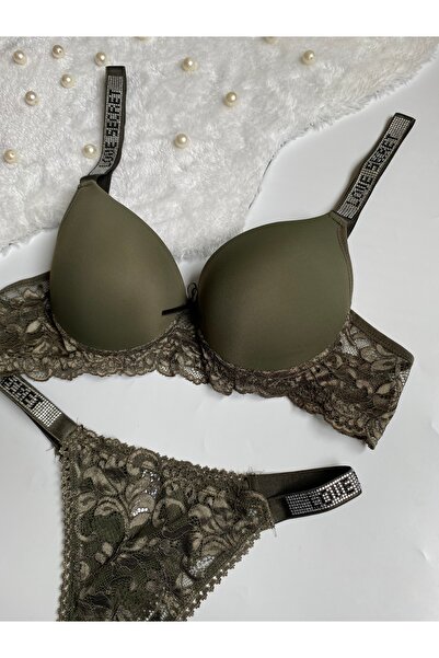 MAVEA Σετ σουτιέν με μικροεπένδυση από στρας