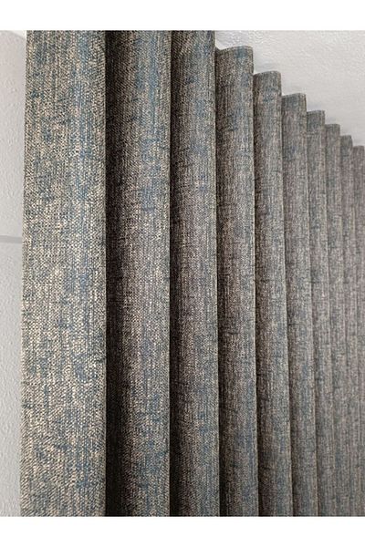 MebelPort Curtain S-PLEATED JACQUARD FIELD PATTERN FOUNTAIN 1/3 THERSE (27 COLORS)