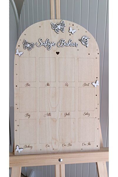 şeyma lazer 1 Yaş Anı Panosu Kelebekli