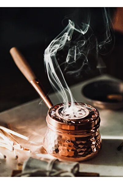 Efsoon Organics Bakır Dövme Tütsülük & Buhurdanlık