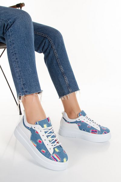 PASSAGE SHOES Γυναικεία πολύχρωμα αθλητικά παπούτσια 2073