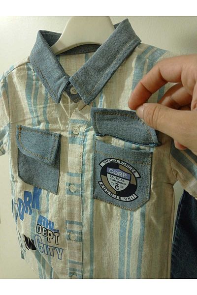 Babyboy New York City Shirt-Jeans Trousers Set