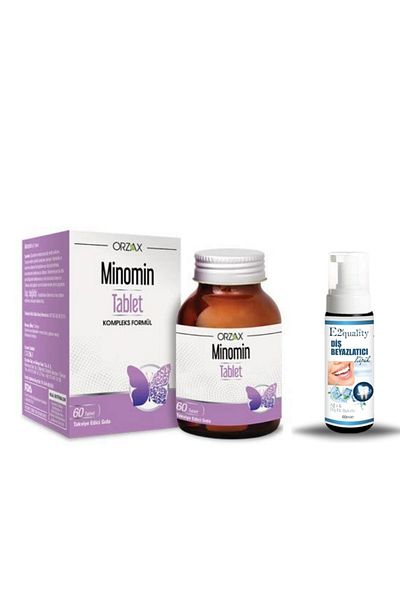 Ocean Minomin 60 Tablet + Teeth Whitening Foam