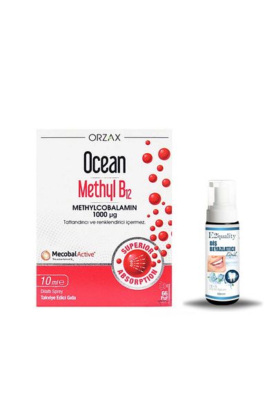 Ocean Orzax Ocean Methyl B12 10ml - Food Supplement and Gift Whitening Foam