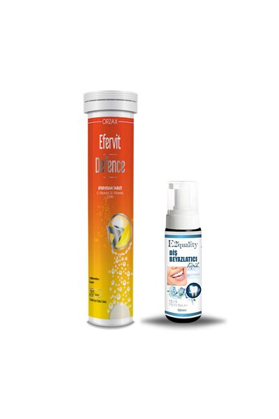 Ocean Orzax Effervit Defence 20 Effervescent Tablet + Gift Teeth Whitening Foam