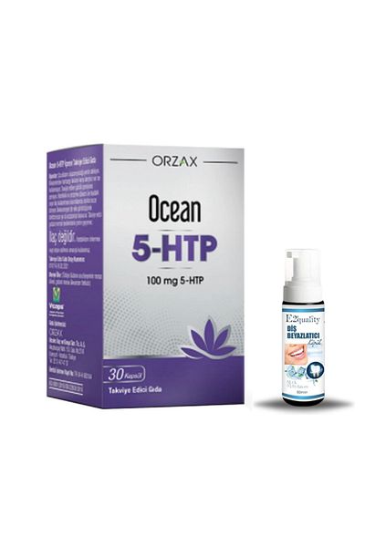 Ocean OrzaxOcean5-htp Food Supplement - 30 Capsules + Gift Whitening Foam