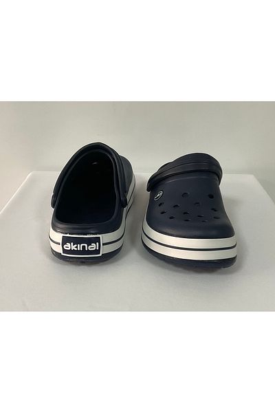 Akınal Bella Full Orthopedic Unisex Παντόφλες Akınalbella Navy Blue Doctor Nurse Cook Daily
