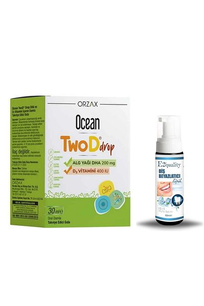 Ocean Orzax Ocean Vitamin D3 400 Iu - 30 Ml Whitening Foam + Gift Dental