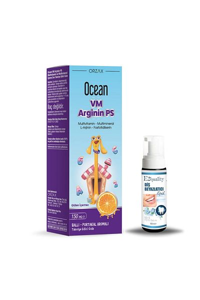 Ocean OrzaxOceanVm - 150mlArgininPSSupplement Food + Whitening Foam Gift