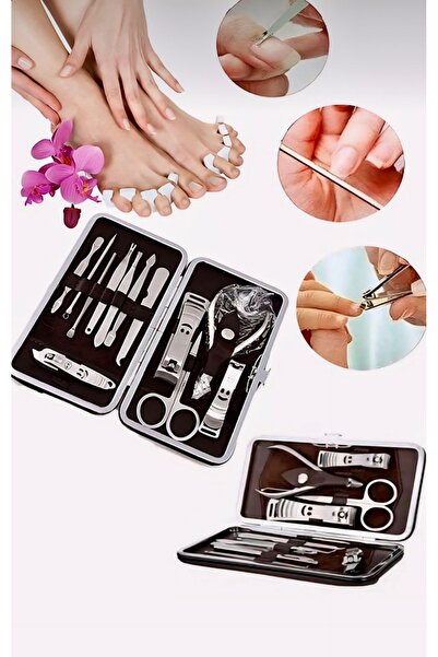 Eli-Ka Home Premium 12 Piece Set - Special Leather, Manicure and Pedicure Kit...