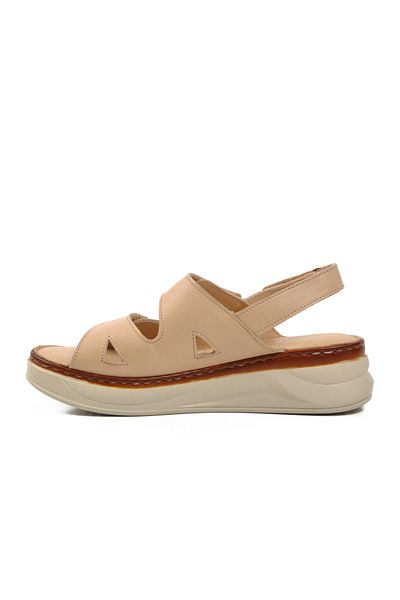 Venüs 24340228Y Sandale de damă din piele naturală bej