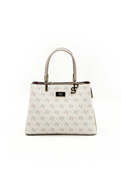 Silver Polo حقيبة كتف للنساء / البنات 1098-44110 حقيبة بولو فضية M178 بيج-رمل...