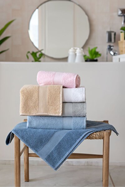 Fushia Sharm 6'lı %100 Pamuk 50x85cm El&Yüz Havlu Seti