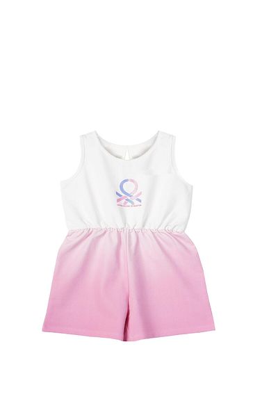 Benetton United Colors of Benetton Κοριτσίστικο ροζ σορτς φόρμα BNT-G21317
