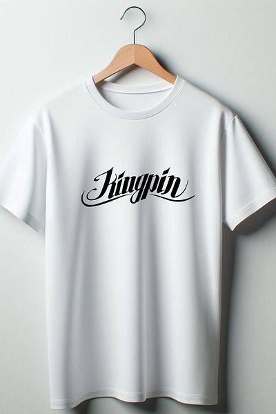 Vordevia Λευκό μπλουζάκι με στάμπα King Oversize Crew Neck