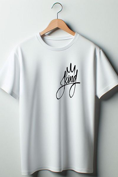 Vordevia Tricou alb oversize cu imprimeu King