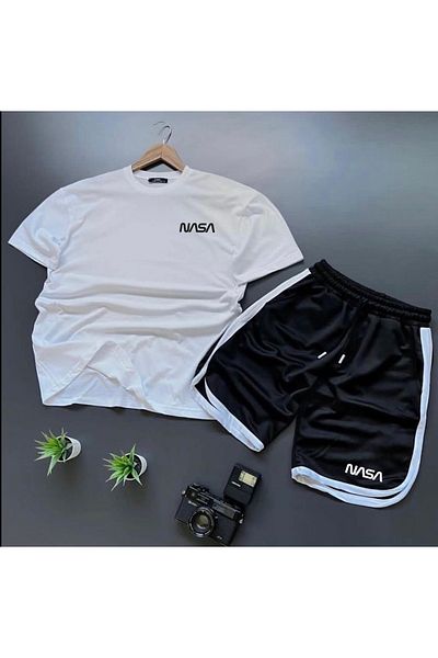 viperkombin Fishnet Basketball Shorts and T-shirt Combination
