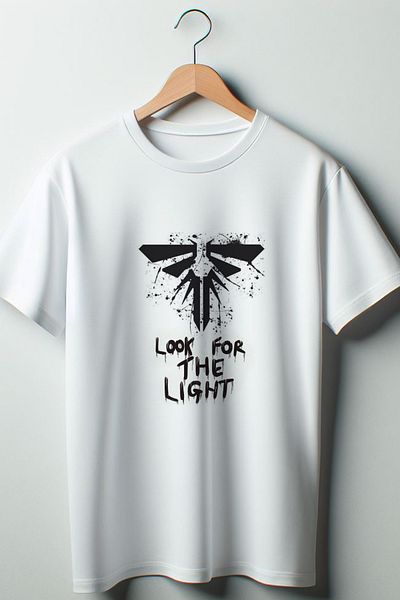 Vordevia The Last Of Us Printed Oversize Crew Neck Λευκό Tshirt