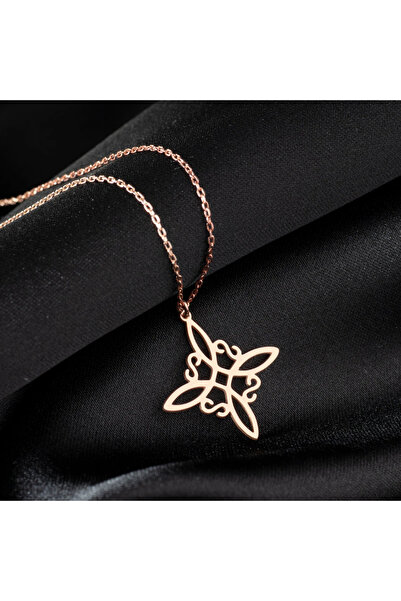 Ay Accessories 925 Ayar Sonsuz Mutluluk Düğümü Kolye