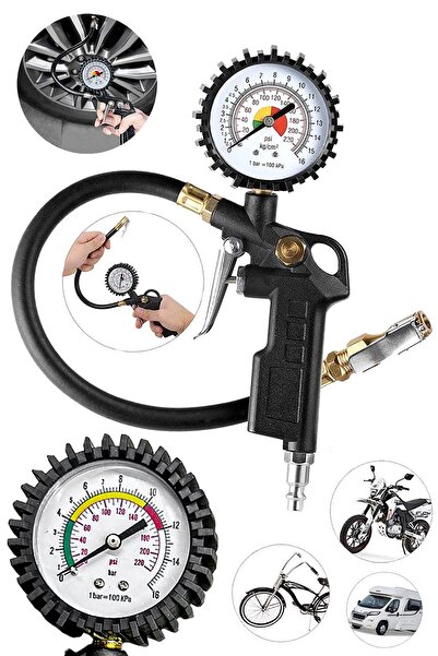 PROXTECH Basınç Göstergeli  Ağır Hizmet Havalı Kompresör SaatliLastik Şişirme...