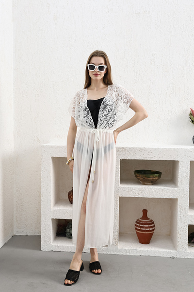 INSTYLE PAREO UZUN ÖNDEN BAĞLAMALI PAREO